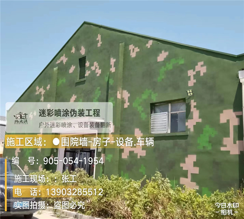 蚌埠外墙数码迷彩漆施工报价清单（100㎡标准墙面测算）